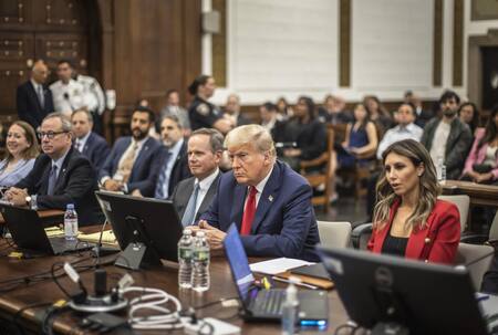 Juicio contra Donald Trump en Nueva York. Foto: EFE