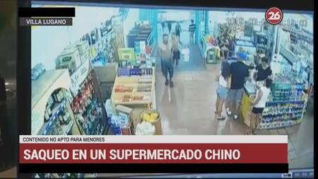 Robo piraña - Villa Lugano supermercado chino