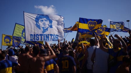Hinchas de Boca en el Mundial de Clubes. Foto: Reuters/Hannah Mckay