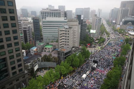 Día del Trabajador en Corea del Sur. Foto: Reuters/Kim Hong-Ji