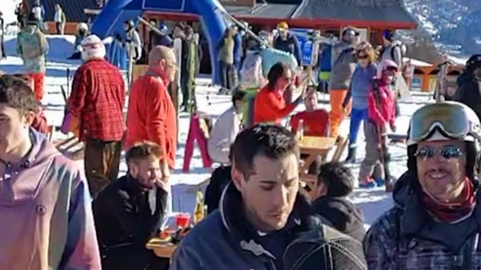 Fiesta en Chapelco en medio de la cuarentena