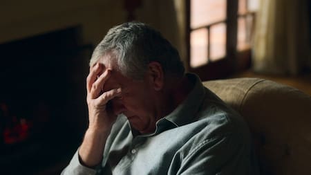 Las mil muertes de Nora Dalmasso. Su viudo Marcelo Macarrón. Foto: Cortesía Netflix.