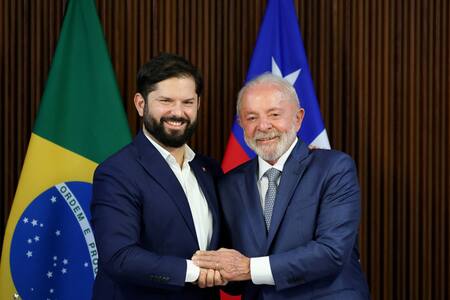 Gabriel Boric y Lula da Silva. Foto: REUTERS.