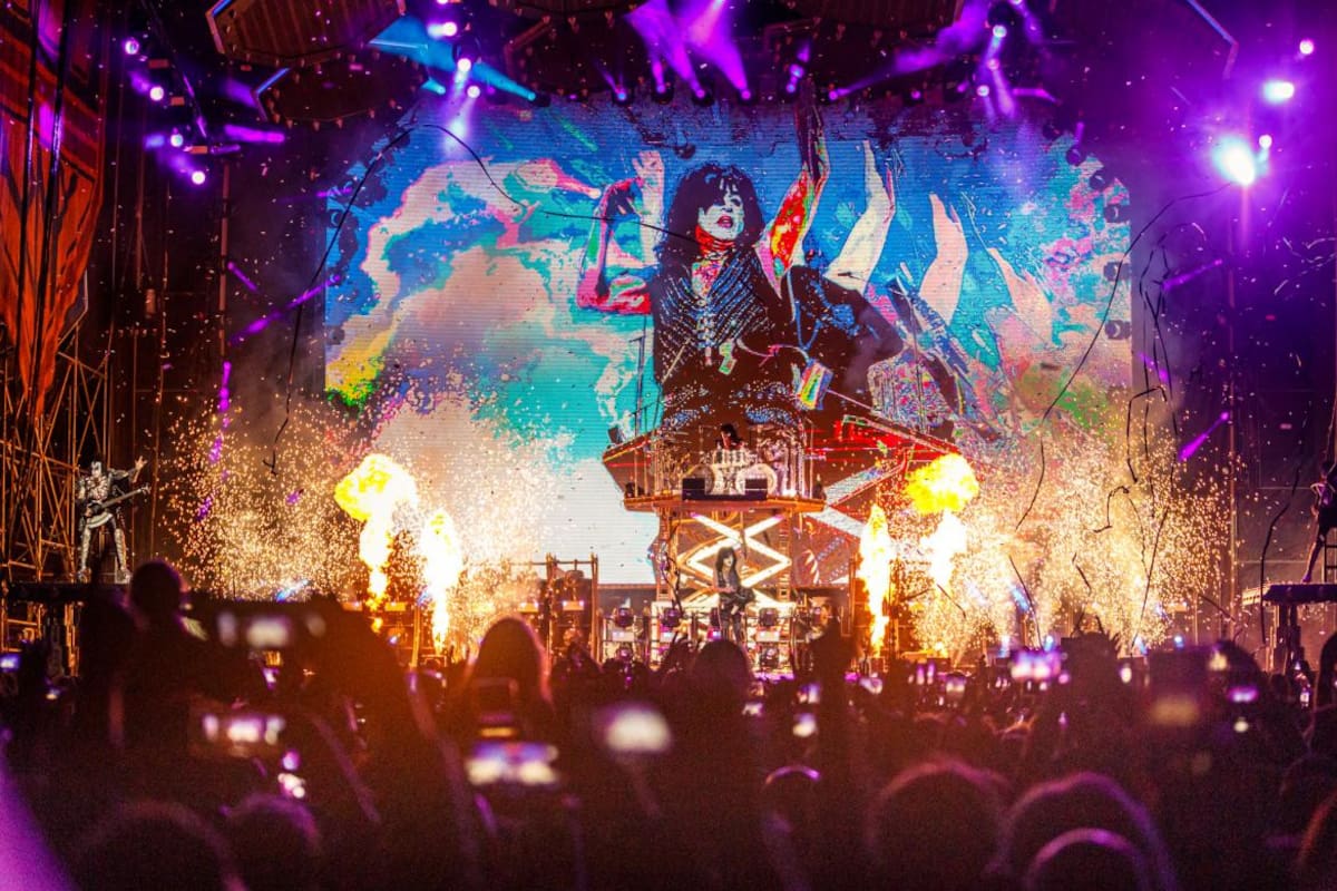 Kiss en Argentina 23 de abril de 2022, Foto DF Entertainment