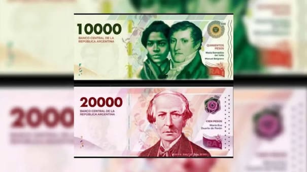 Nuevo billete de $20.000: cuándo entraría en circulación la nueva denominación con la cara de Alberdi