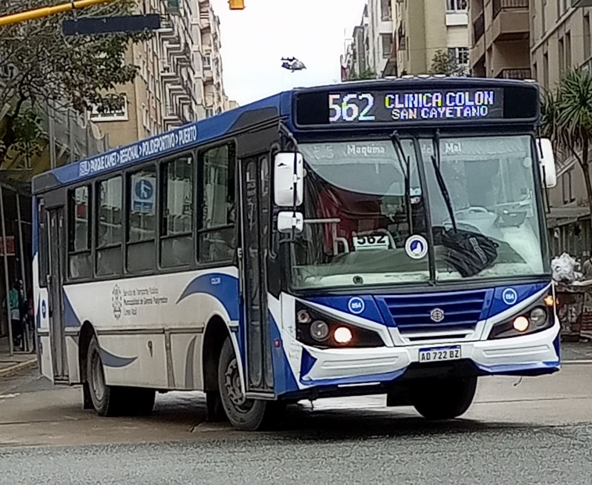 Colectivo de la línea 562 de Mar del Plata.