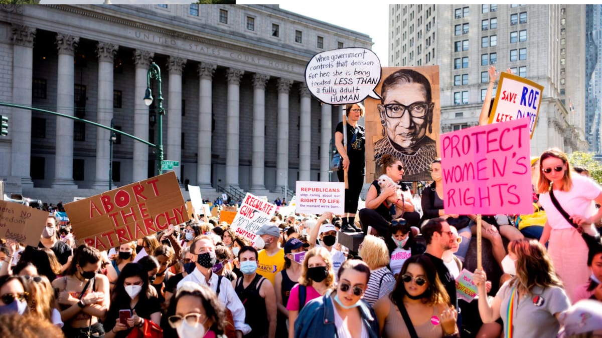 Marcha a favor del aborto en EEUU. Foto: EFE