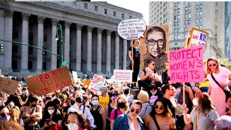 Marcha a favor del aborto en EEUU. Foto: EFE