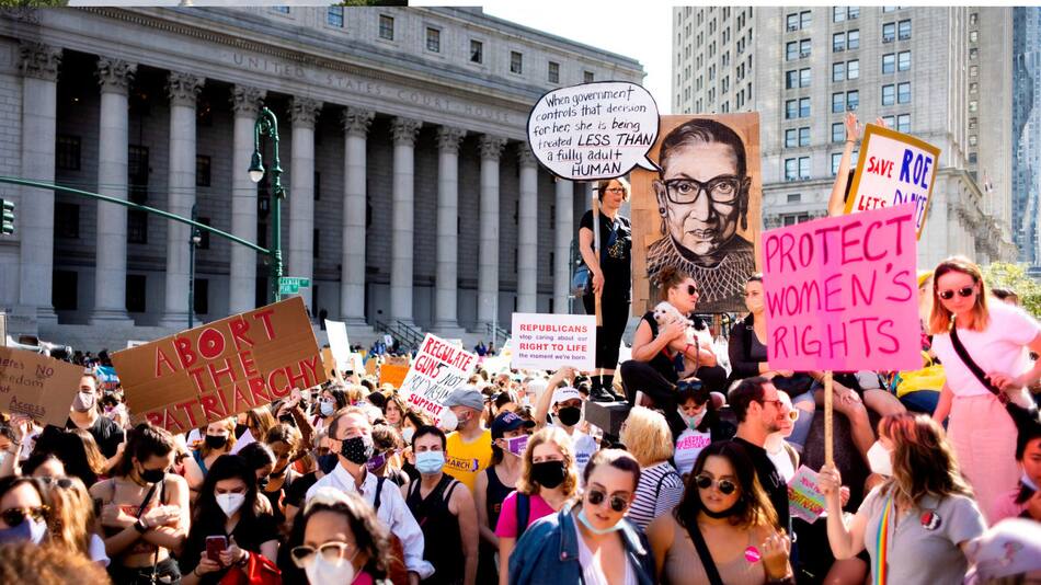Marcha a favor del aborto en EEUU. Foto: EFE