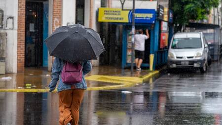 Lluvias y tormentas en la Ciudad de Buenos Aires.
