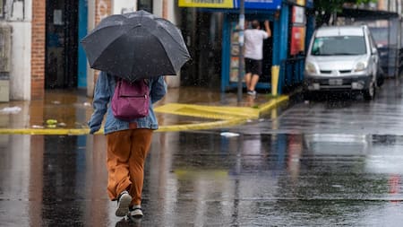 Lluvias y tormentas en la Ciudad de Buenos Aires.