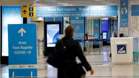 Aeropuerto de Fiumicino Roma, Italia, Pandemia, Reuters.