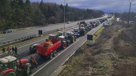 Protestas de agricultores UE. Foto: EFE