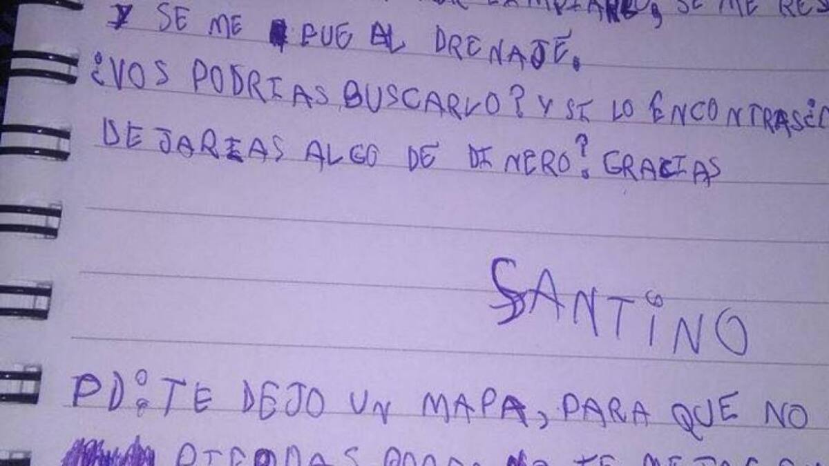 La tierna carta al Ratón Peréz de un niño que se le cayó un diente y lo perdió