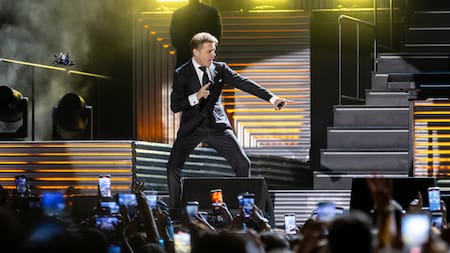 Luis Miguel en el Campo de Polo. Foto: prensa Fenix.