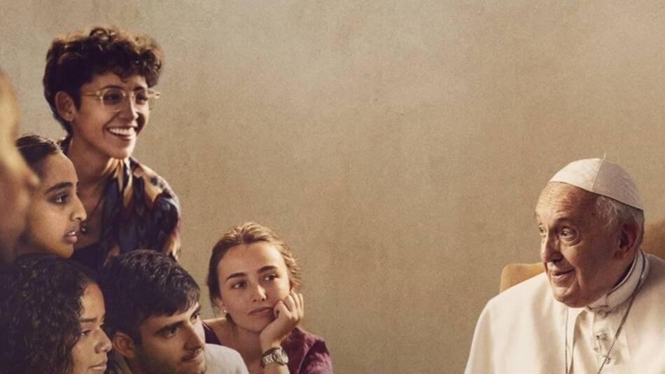 "Amen. Francisco responde", el documental que reúne al Papa con jóvenes. Foto: Captura.