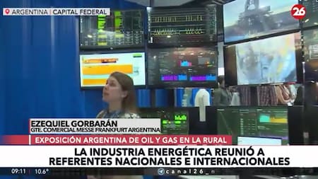 Canal 26 en la Exposición Argentina Oil y Gas 2025.