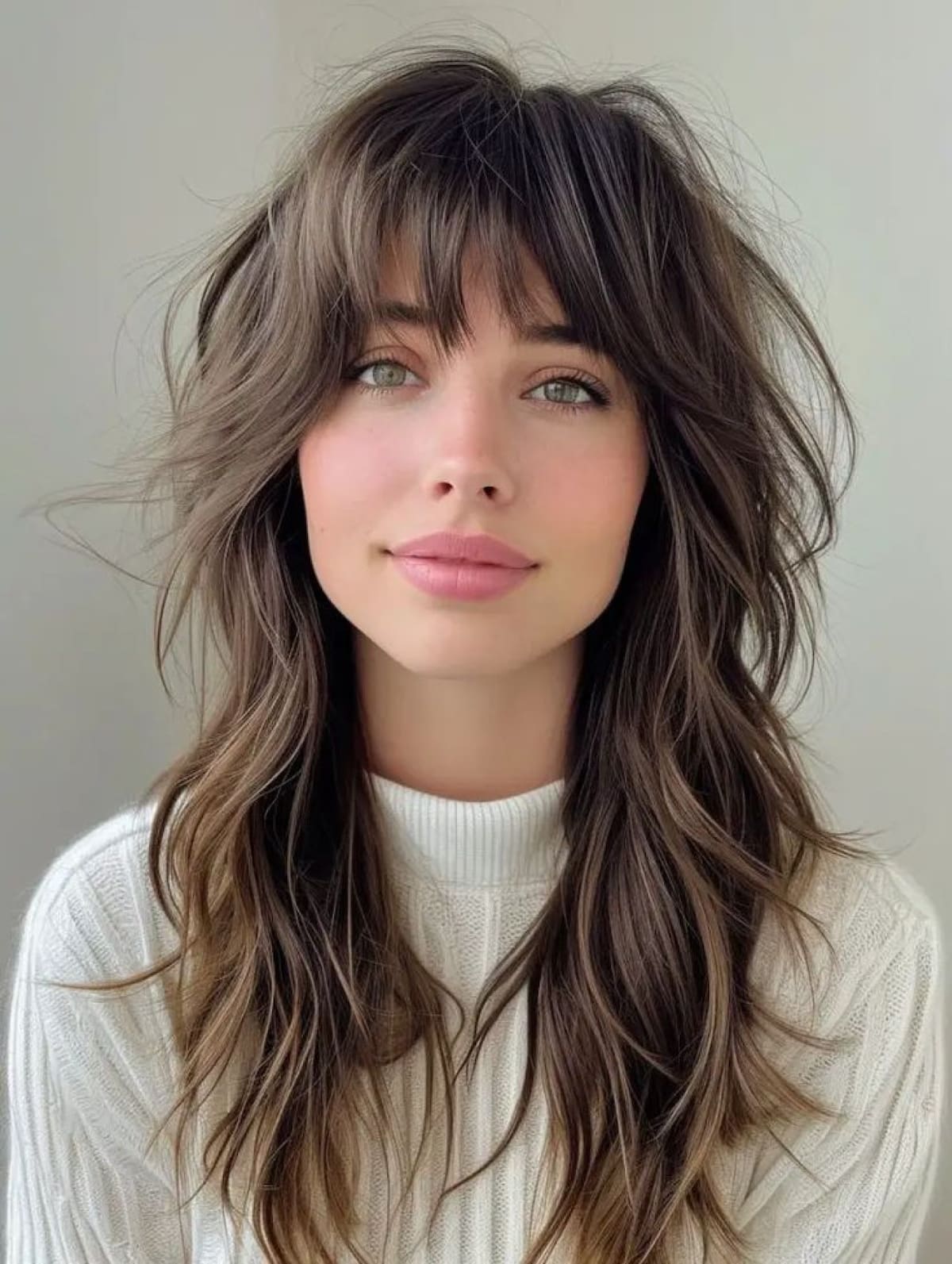 Corte de pelo Shaggy. Foto Pinterest