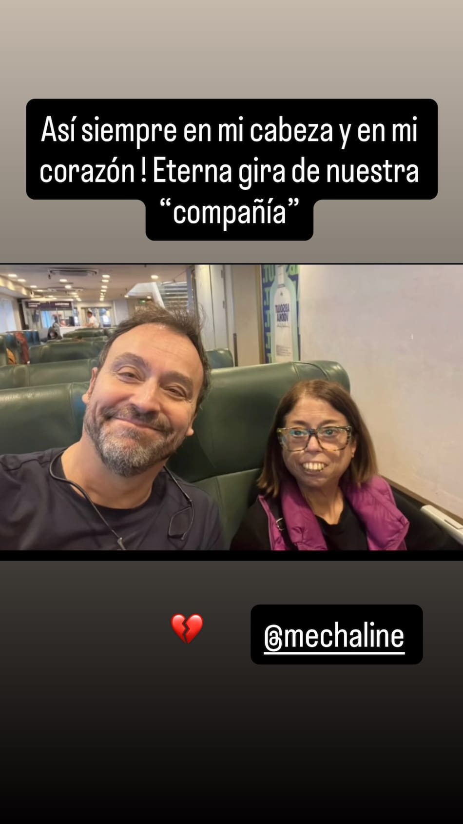 La despedida de Adrián Pallares a Meche Portillo.