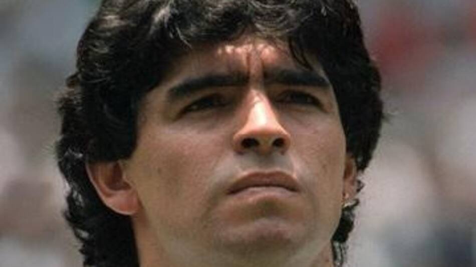 Diego Maradona en el 86. Foto: Mercado Libre.