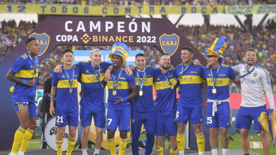 Boca Juniors, campeón de la Copa de la Liga. Foto: Reuters.