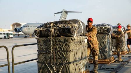 Ayuda humanitaria en la Franja de Gaza. Foto: Reuters
