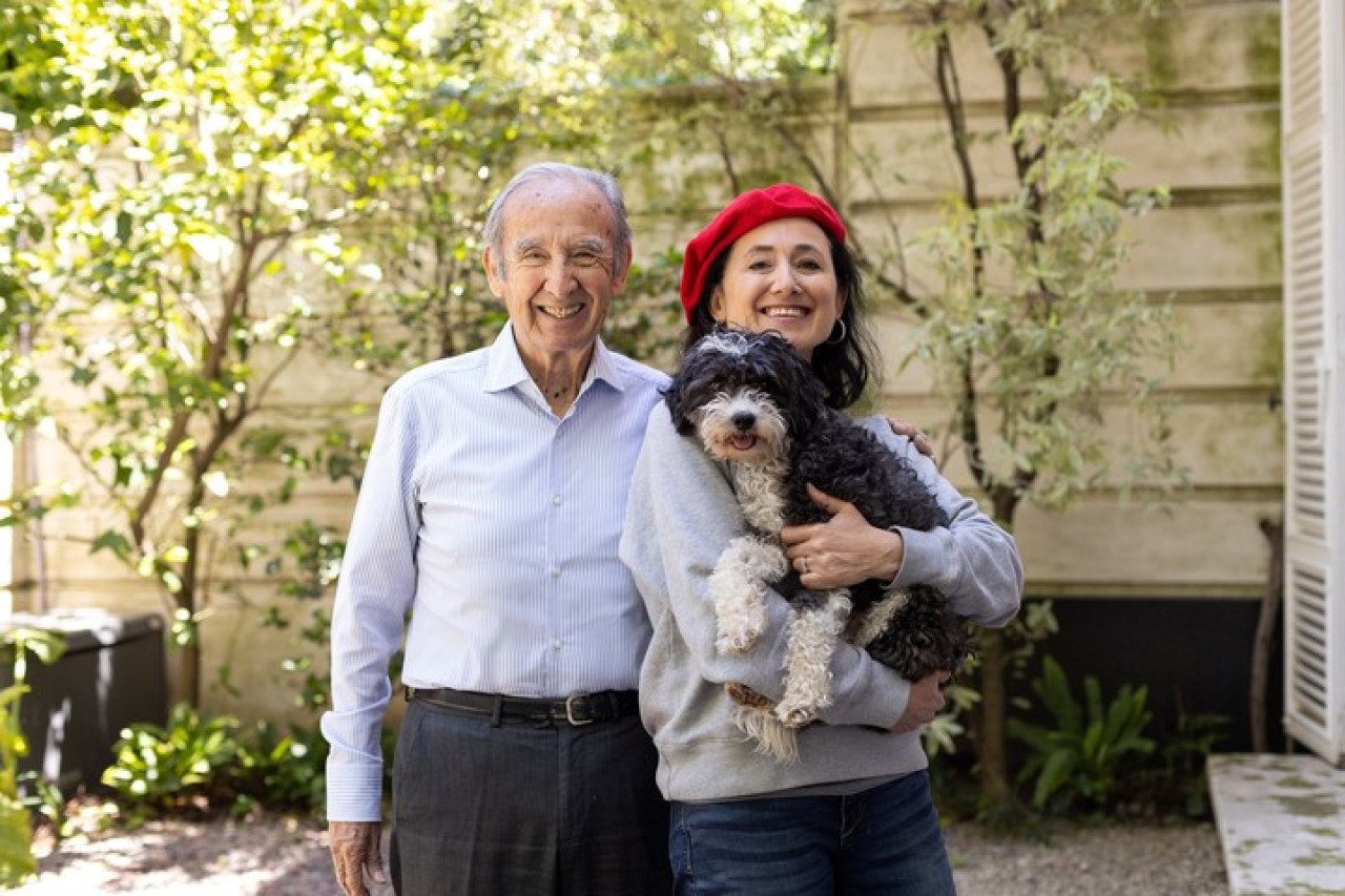 Padre e hija, Nicolás y Laura Catena. Foto: catenazapata.com