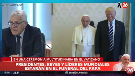 Jorge Castro sobre la presencia de líderes mundiales en el último adiós al Papa Francisco. Foto: Captura de video.