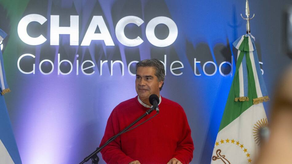 Jorge Capitanich, eleccione en Chaco. Foto: Télam.