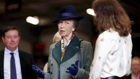 Princesa Ana de Inglaterra en su reaparición pública. Foto: Reuters.