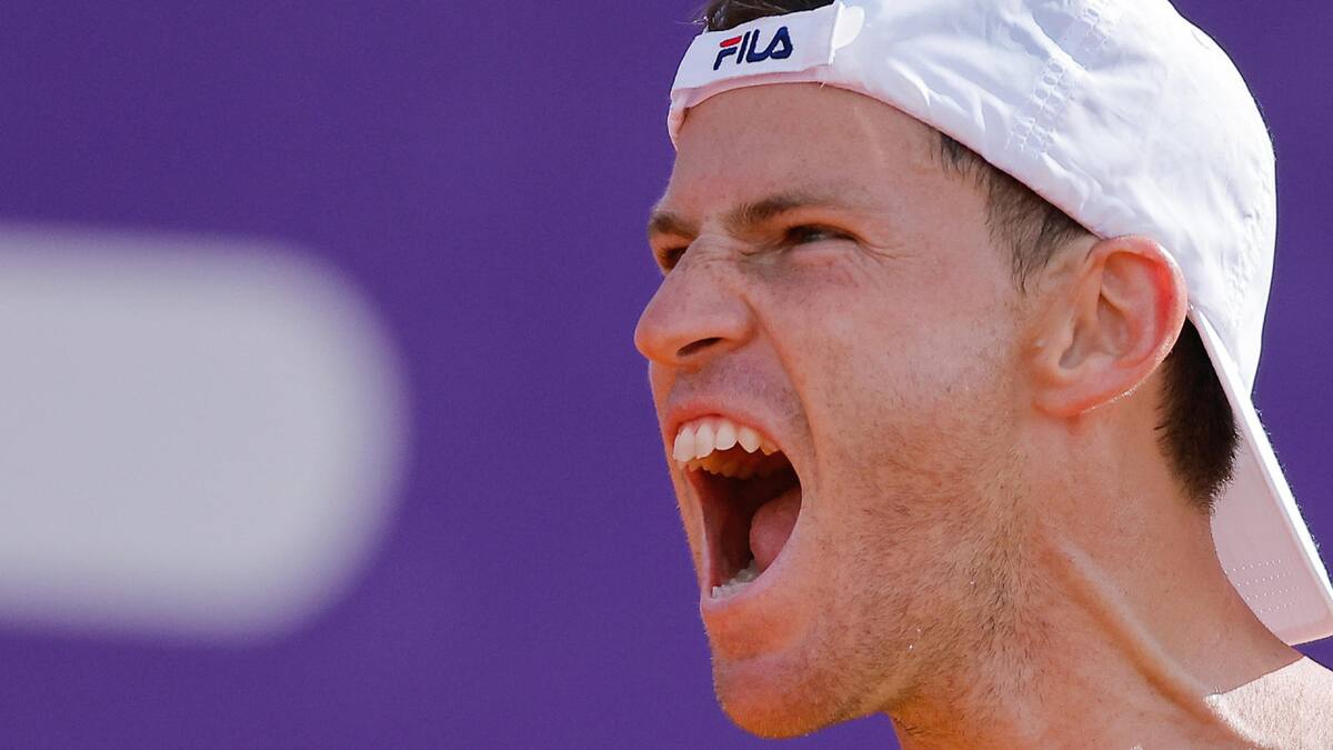 Diego Schwartzman en el Argentina Open. Foto: EFE.