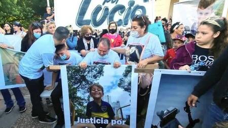 Crimen de Lucio Dupuy, marcha por pedido de justicia