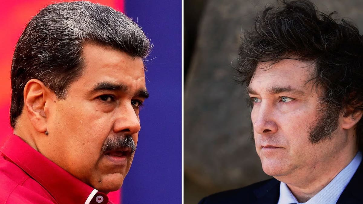 Nicolás Maduro y Javier Milei.