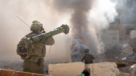 Soldados israelíes en la Franja de Gaza; guerra Israel-Hamás: Foto: X @idfonline