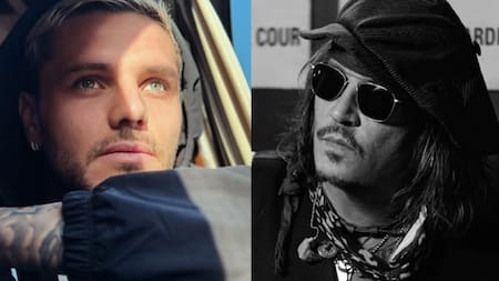 Johnny Depp se reuniría con Mauro Icardi. Foto Canal26.com