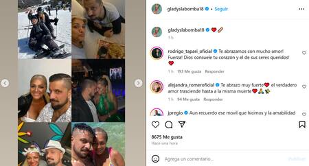 La desgarradora carta que compartió la Bomba Tucumana. Foto: Instagram.