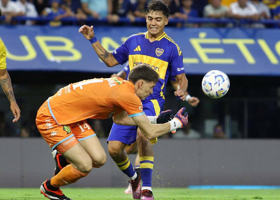 Exequiel Zeballos; Boca vs Aldosivi. Foto: NA/Mariano Sanchez