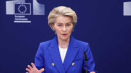 La presidenta de la Comisión Europea, Ursula von der Leyen. Foto: Reuters/Yves Herman.