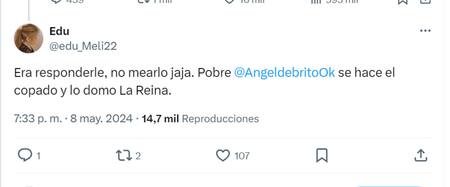 Los comentarios de los fans de Lali. Foto: X.