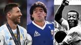 La IFFHS eligió a los 10 futbolistas más destacados de la historia: ¿Messi, Maradona o Pelé, quién es el mejor del mundo?