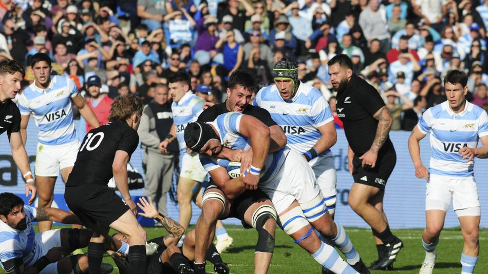Los Pumas vs All Blacks, rugby. Foto: Télam