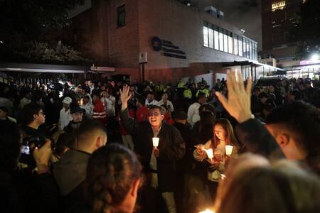 Atentado en Colombia, balearon al senador Miguel Uribe Turbay. EFE/ Mauricio Dueñas Castañeda