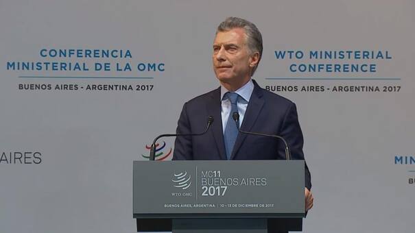 Macri en inauguración de OMC: "Es importante creer en este sistema"