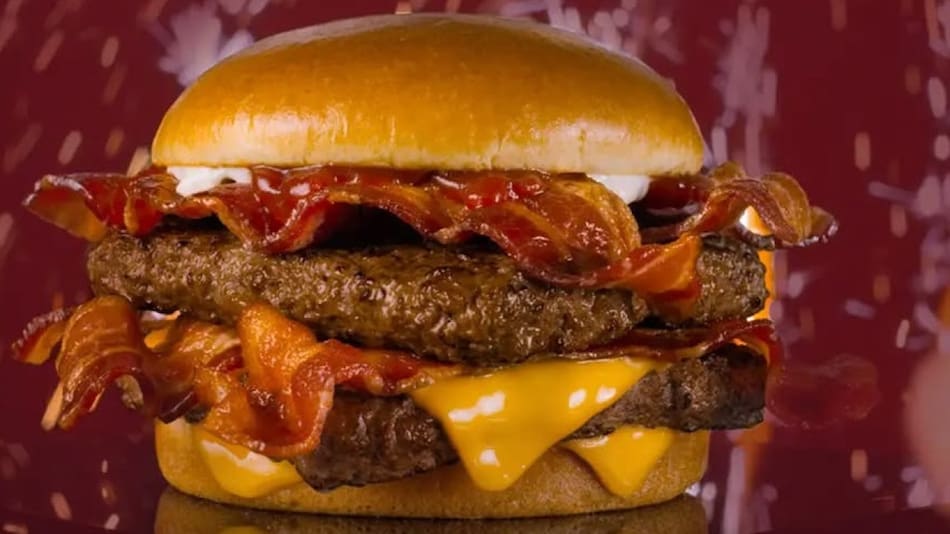 Hamburguesa. Foto: Instagram @wendys_ar