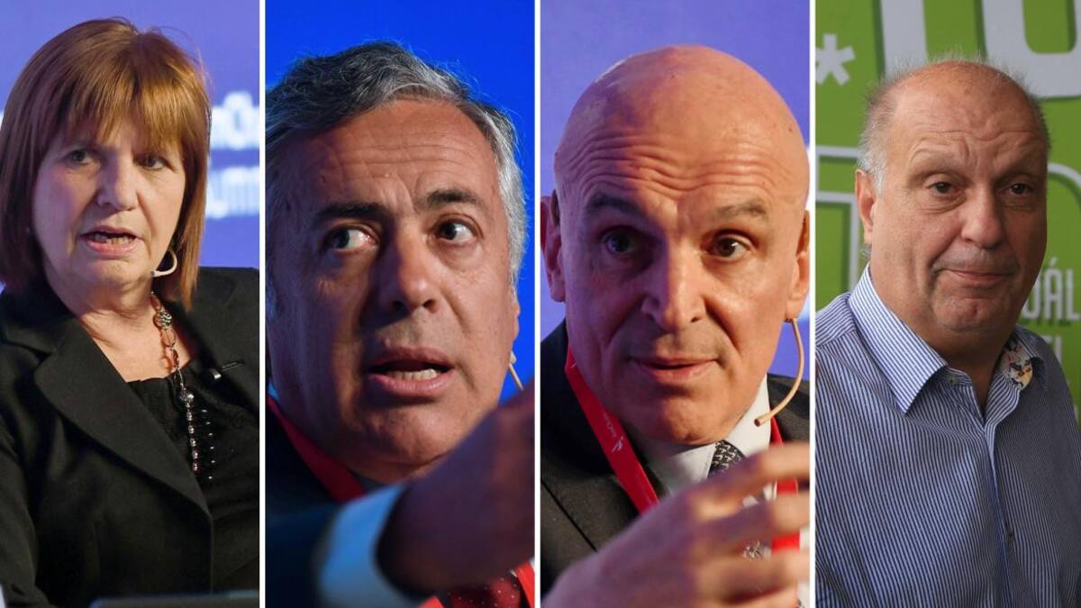 Miembros de la oposición contra el Gobierno. Fotos: NA.