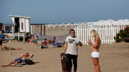 Tapabocas en las playas y cuidados