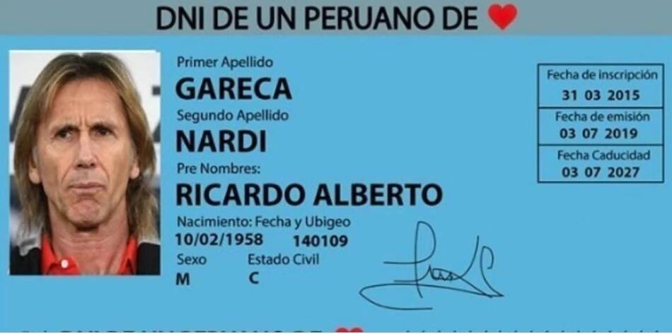 Perú “nacionalizó” a Gareca tras clasificar a la selección a la final de la Copa América