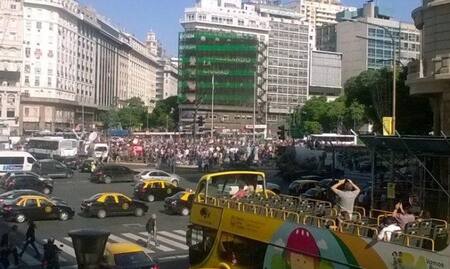 Tetazo en el Obelisco