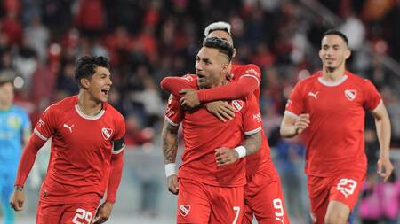 Independiente volvió al triunfo contra Banfield. Foto: Télam.