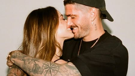 Tini Stoessel y Rodrigo de Paul. Foto: Instagram/tinistoessel.